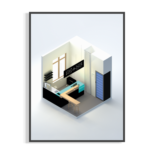 beyond beer isometric DIN A4 Druck